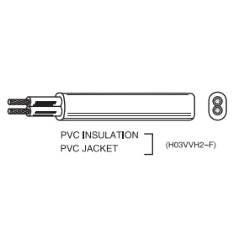 PVC INSULATION(H03VVH2-F)